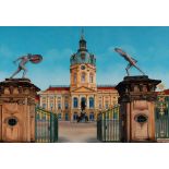 Reserve: 900 EUR        Herrmann, Günther: Schloss Charlottenburg - Berlin. Öl/Leinwand, rechts