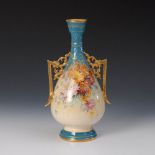 Jugendstil-Vase, Mehlem/Bonn. Rote Schildmarke mit Zusatz "Germany", Prägemarke, ab 1890/94,