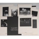 Fotokalender: "Nachts Neunzig". 1989/90? 12 Kalenderblätter mit s/w-Fotografien verschiedener
