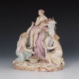 Reserve: 1200 EUR        Europa auf dem Stier, Meissen. Knaufschwerter, ab 1850-1918, 1. Wahl.