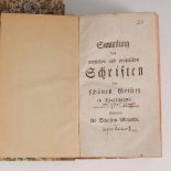 Wieland: "Agathon". 4 Teile in 2 Büchern. Reutlingen 1775, bey Johann Georg Fleischhauer. Aus der