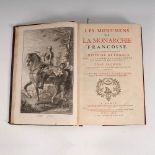 Reserve: 1500 EUR        de Montfaucon, Bernard: "Les monuments de la Monarchie françoise". 5 Bände,
