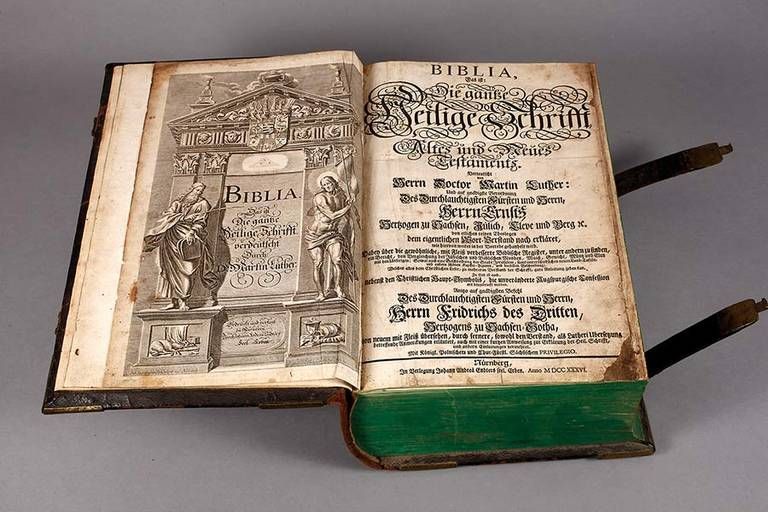 Endter-Bibel 1736 Biblia, Das ist Die gantze Heilige Schrifft, Altes und Neues Testaments, - Image 2 of 9