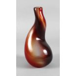 Archimede Seguso Vase "Polveri"  
Murano 1953/54, große Vase, bauchig mit gedrehtem Hals,