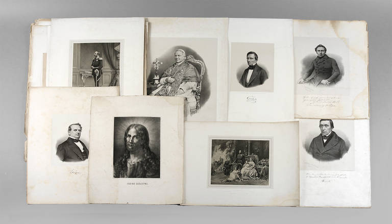 30 Portraitbilder
Lithographien, um 1860, Verlag George Müller, Lithograph und Fotograf in Hannover,