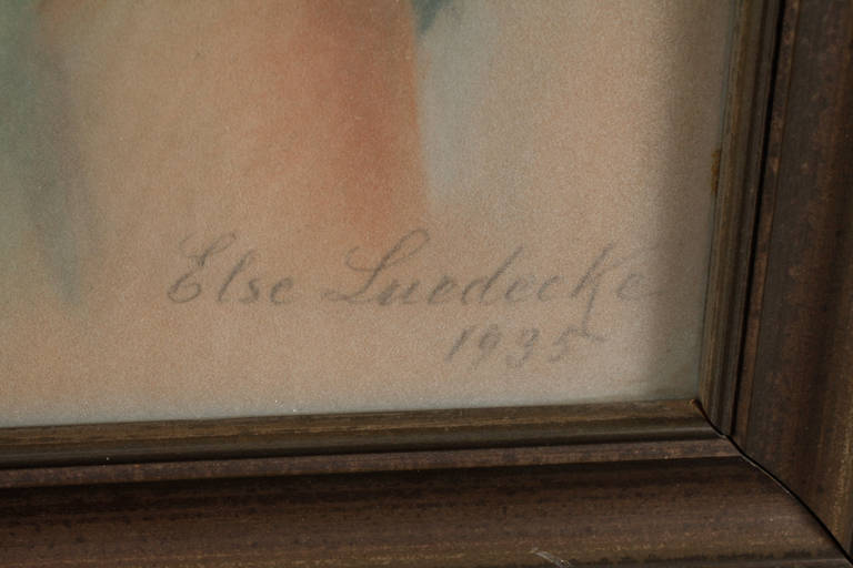 Else Luedecke, zwei Kinderportraits
Junge und Mädchen mit Zöpfen, Pastell auf hellem Malpapier, - Image 2 of 5