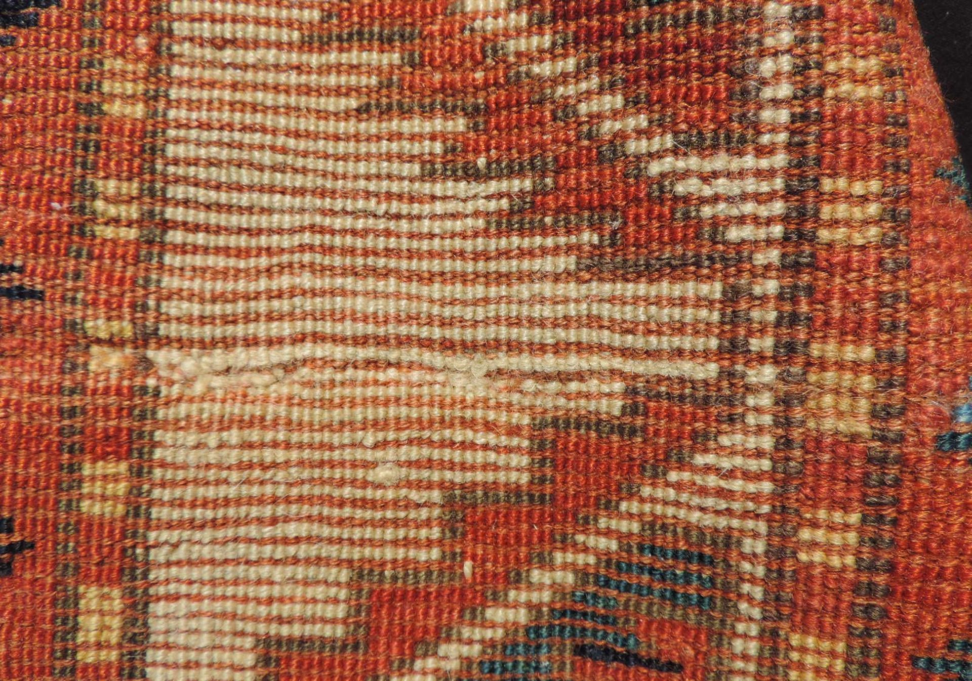 Bordjalou-Kasak. Kaukasus, antik 19. Jahrhundert.136 cm x 110 cm. Handgeknüpft. Wolle auf Wolle. - Image 3 of 12