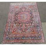 Chorrasan Manufakturteppich. Ost-Iran, antik, um 1900.422 cm x 300 cm. Handgeknüpft, Wolle auf