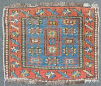 Shah-Savan Taschenfront, Stammesteppich der Azeri. Iran, antik, um 1900.45 cm x 62 cm. Handgeknüpft,