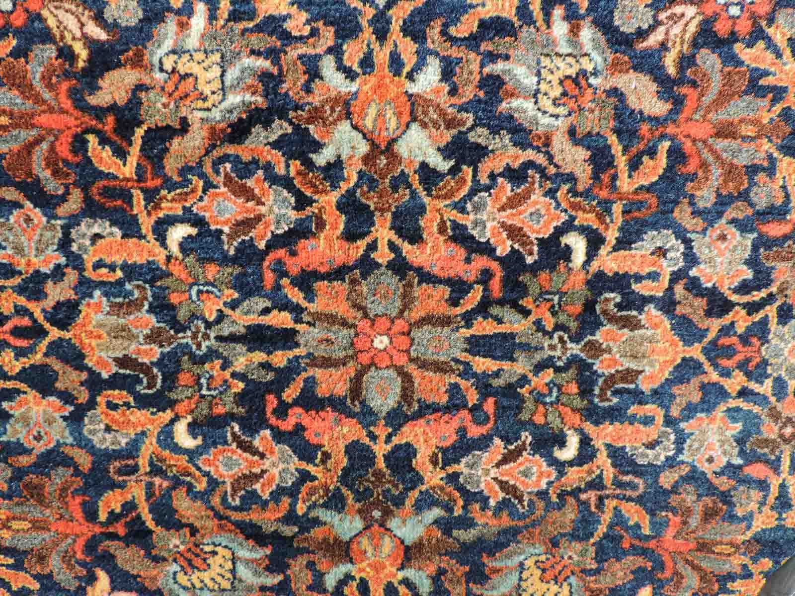 Saruk Mohadjeran Manufakturteppich. Iran, alt, um 1900.200 cm x 133 cm. Handgeknüpft, Wolle auf - Image 3 of 5