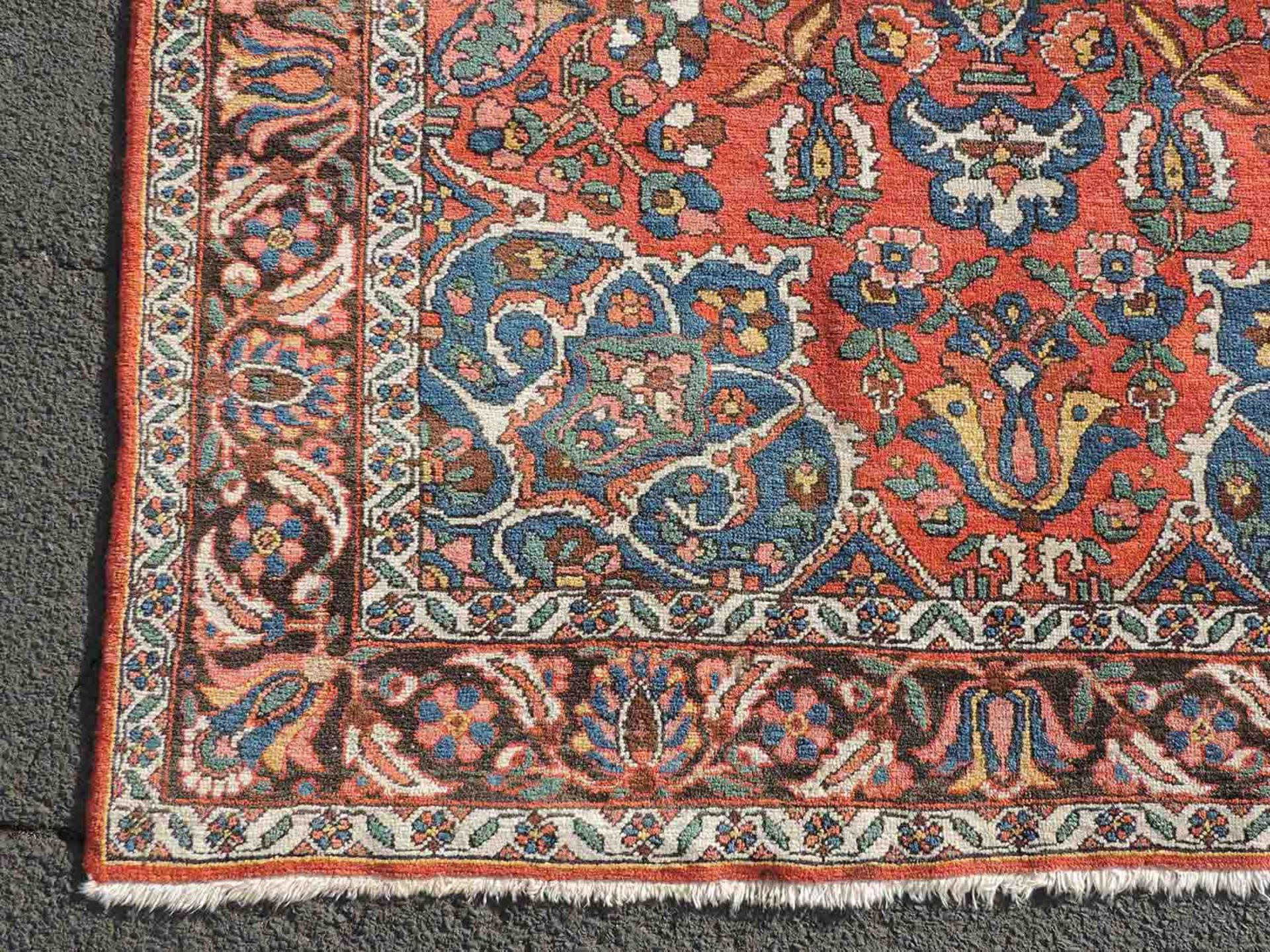 Bachtiar Stammesteppich. Iran, alt, um 1930.201 cm x 133 cm. Handgeknüpft, Wolle auf Baumwolle. - Image 7 of 12
