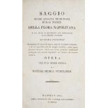 ERUDITION BOTANY Saggio della flora Napolitana; Trattato di fitognosia; Corso delle botaniche. Three