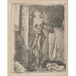 LUIGI BARTOLINI (Cupramontana 1892 - Rome 1963) Anna Etching, ex. undeclared Size of plate, cm. 27 x