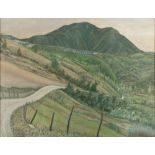 RICCARDO FRANCALANCIA (Assisi 1886 - Rome 1965) Mount Capriola, 1961 Oil on canvas, cm. 70 x 91
