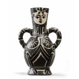 PABLO PICASSO (Malaga 1881 - Mougins 1973) Vase deux anses hautes, 1953 Two handle ceramic vase,