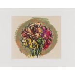 ENNIO MORLOTTI (Lecco 1910 - Milan 1992) Autumn roses Colour lithograph, ex. 7/125 Size cm. 50 x