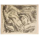 GIORGIO DE CHIRICO (Volos 1888 - Rome 1978) Warrior, study Eugene Delacroix Pencil on paper