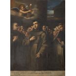 PAINTER CENTRAL ITALY, 17TH CENTURY



SAN NICOLA DA TOLENTINO WITH BROTHERS

Oil on canvas, cm. 135