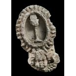 SACRED CREST IN MARBLE, 16TH CENTURY

Size cm. 54 x 32 x 22.



PROVENANCE

Villa dell'Annunziata