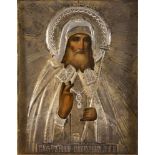 RUSSIAN SCHOOL, EARLY 20TH CENTURY



SAINT ANTHONY ABBOT

Oil on board, cm. 10 x 8

Riza in gilt