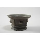 SMALL MORTAR IN BRONZE, NORTHERN ITALY 17TH CENTURY

Size cm. 7 x 12.