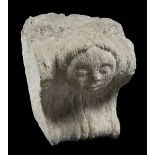 KEYSTONE, MEDIEVAL

in carved stone, with male head.

Size cm. 37 x 31 x 40.



PROVENANCE

Villa