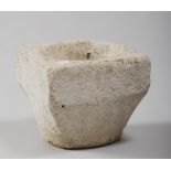 MORTAR IN WHITE MARBLE, MEDIEVAL PERIOD

Size cm. 18 x 20 x 20.



PROVENANCE

Villa dell'Annunziata