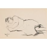 PIERO GUCCIONE

(Scicli 1935)



Study for reclining figure, 1954

Pen and black felt on paper,