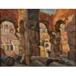 ITALIAN PAINTER, 20TH CENTURY



Interior of the Colosseum

Oil on cardboard, cm. 33 x 40

Signature