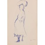 PIERO GUCCIONE

(Scicli 1935)



Bearer, 1954

Pen on paper, cm. 30 x 20

Signed lower right