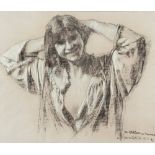 DANIEL TIMNER

20th century)



Female figure, 1976

Graphite and pastels on paper, cm. 46 x 55