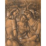 CONTARDO BARBIERI

(Broni 1900 - Milano 1966)



Holy Family, 1930s 

Pencil and white lead on