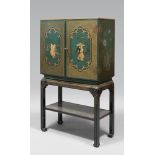 CABINET IN LACQUERED WOOD, CHINA FIRST HALF 20TH CENTURY trasformed into drinks cabinet, on