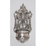 SMALL FONT IN SILVER, NAPLES, KINGDOM OF THE TWO SICILIES FIRST HALF 19TH CENTURY

embossed with