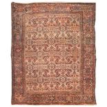 RARE AND IMPORTANT FEHERAGAN RUG, LATE 19TH CENTURY

dounble herati with rosette and secondary