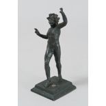 SCULPTURE OF FAUN IN BRONZE, LATE 18TH CENTURY

classical position, rectangular base.

Size cm. 22 x