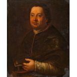 ITALIAN PAINTER, 18TH CENTURY



PORTRAIT OF PRELATE WITH BREVIARY

Oil on canvas, cm. 71 x 57,