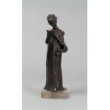FRENCH SCULPTOR, EARLY 20TH CENTURY



LADY READING

Black patina bronze, cm. 41 x 13 x 11