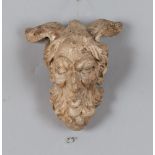 HEAD OF CAPRICORN, 18TH CENTURY

lacquered wood.

Size cm. 18 x 16 x 12.