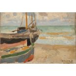 UMBERTO COROMALDI 

(Roma 1870 - 1948)



PORTO SAN GIACOMO

Oil on board, cm. 14 x 21

Signed,