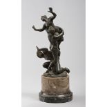 ITALIAN SCULPTOR, LATE 18TH CENTURY



RAPE OF PROSERPINA

Group in black patina bronzo, h. cm.