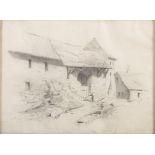 UNKNOWN PAINTER, 20TH CENTURY



FARMHOUSE

Pencil on paper, cm. 24 x 33

Framed