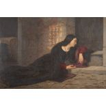ITALIAN PAINTER, 19TH CENTURY



LADY IN FRONT OF THE EXIT 

Oil on canvas, cm. 94 x 138

Signed '