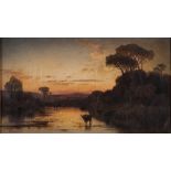 ROME PAINTER, 19TH CENTURY



PONTINO AREA LANDSCAPE WITH BUFALO AT SUNSET 

Oil on canvas, cm. 41 x