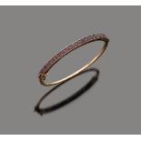 RIGID BRACELET

in gold and silver, with 15 set rubies.

Diameter cm. 5,5, rubies ct.1.50 ca.,