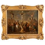 NAPLES PAINTER, EARLY 18TH CENTURY



CRUCIXION ON GOLGOTHA

Oil on canvas, cm. 95 x 125

Signed '