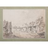 DUTCH PAINTER, 17TH CENTURY



VIEW OF VILLAGE

Ink and watercolour on paper, cm. 17 x 25

Loose