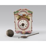 WALL CLOCK, 19TH CENTURY

porcelain face, with country scene.

Size cm. 26 x 20 x 14.

Defects.