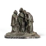 GIUSEPPE FRANZESE

(Napoli 1871 - 1956)



LE TRE COMARI

Lost wax bronze casting, cm. 37 x 44 x 28