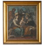 FLORENTINE PAINTER, 18TH CENTURY



HOLY FAMILY WITH SAINT ANNA

Oil on canvas, cm. 40 x 32

Framed